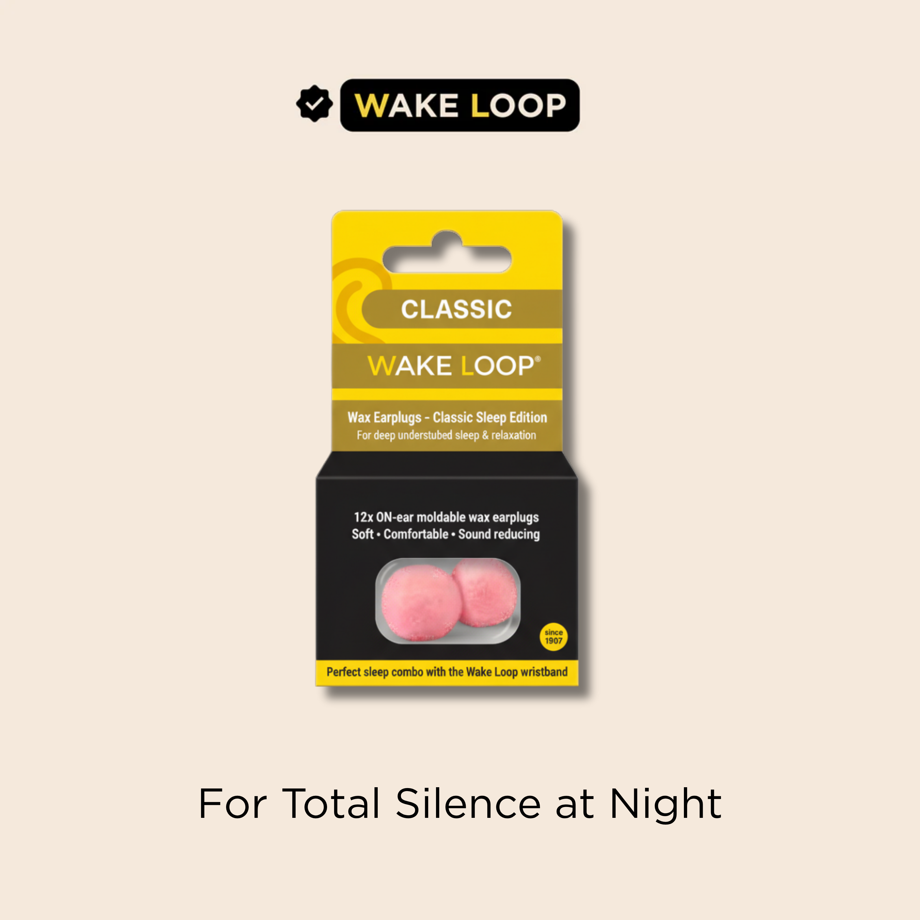 12 Pairs Wax Earplugs | Peaceful, Soundless Sleep